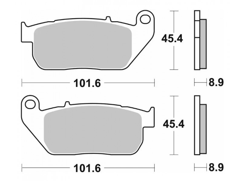 Тормозные колодки SBS Ultra Quit Brake Pads, Ceramic 807H.HF